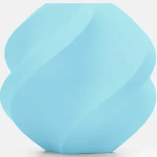 Matte Ice Blue filament sample
