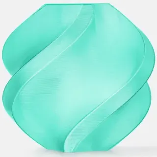 PETG Translucent Teal filament sample