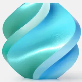 Silk Multi Blue Hawaii filament sample